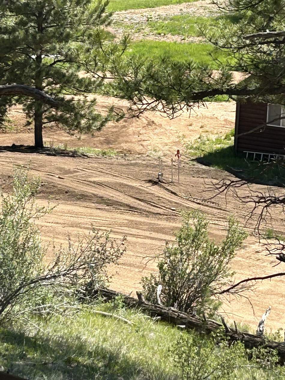 Site grading and driveway prep by Freedom Ranch Excavating in Peyton, Colorado
