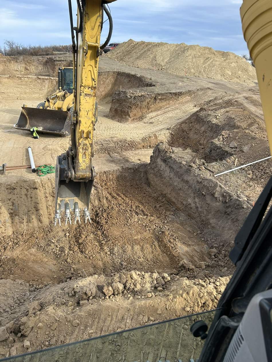 Basement dig and foundation excavation by Freedom Ranch Excavating in Peyton, Colorado