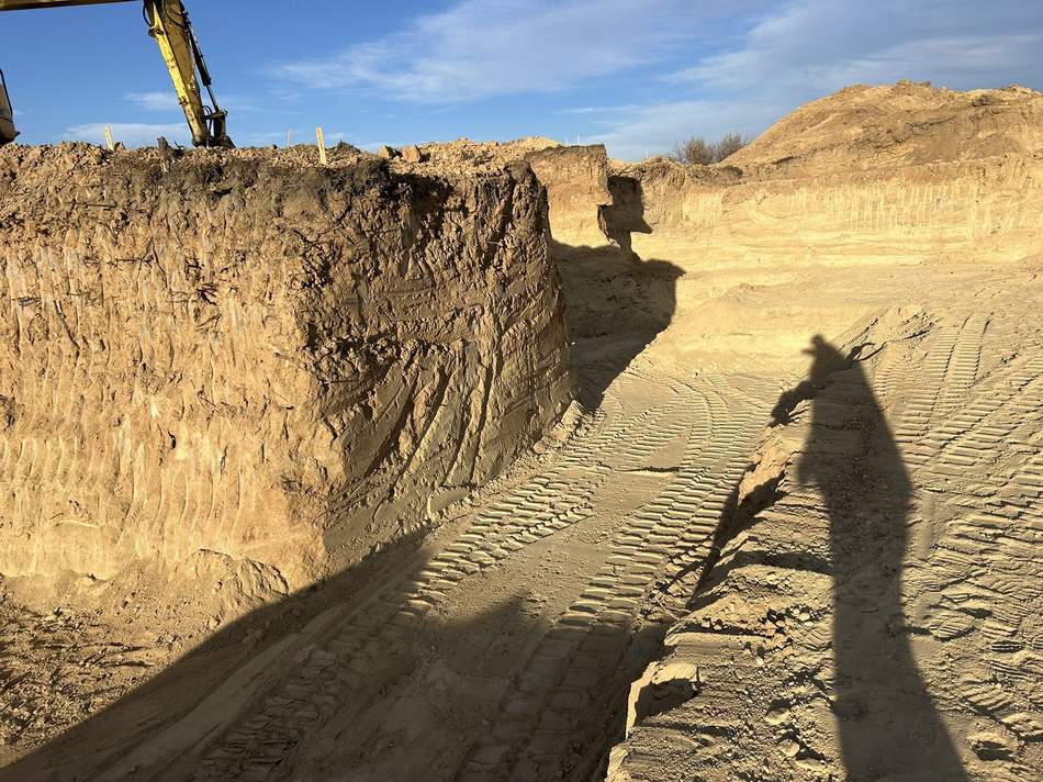 Basement dig and foundation excavation by Freedom Ranch Excavating in Peyton, Colorado