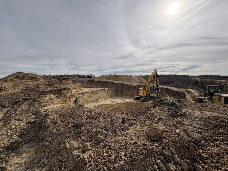 Basement dig and foundation excavation by Freedom Ranch Excavating in Peyton, Colorado