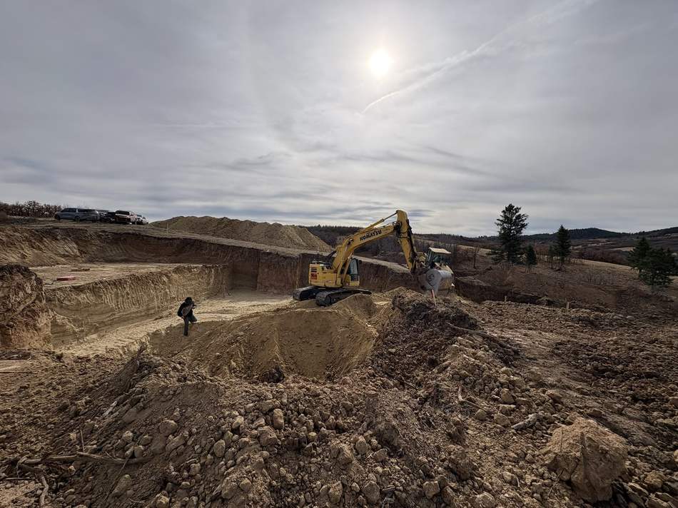 Basement dig and foundation excavation by Freedom Ranch Excavating in Peyton, Colorado