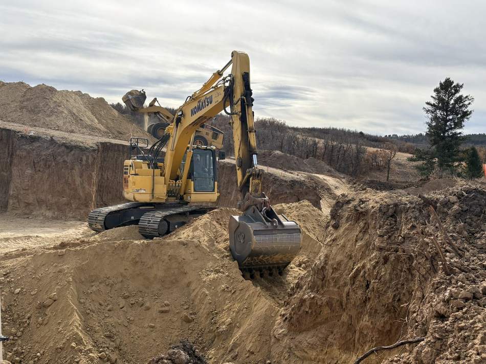 Basement dig and foundation excavation by Freedom Ranch Excavating in Peyton, Colorado