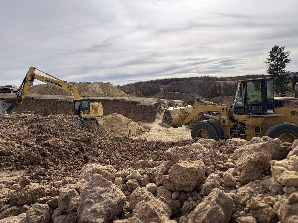Basement dig and foundation excavation by Freedom Ranch Excavating in Peyton, Colorado