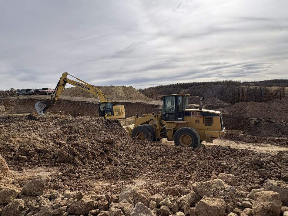 Basement dig and foundation excavation by Freedom Ranch Excavating in Peyton, Colorado