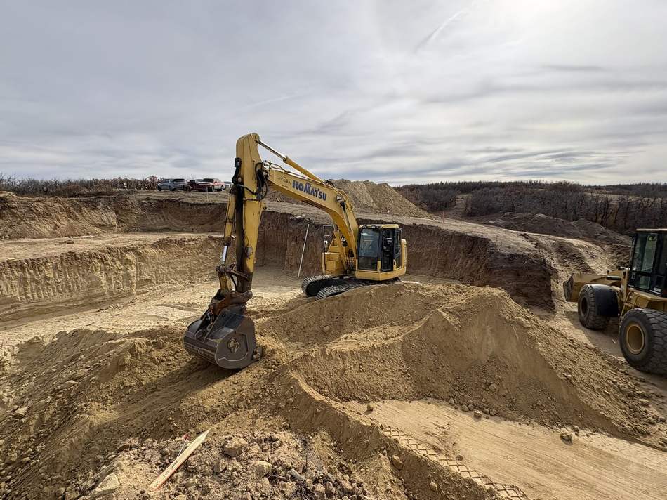 Basement dig and foundation excavation by Freedom Ranch Excavating in Peyton, Colorado