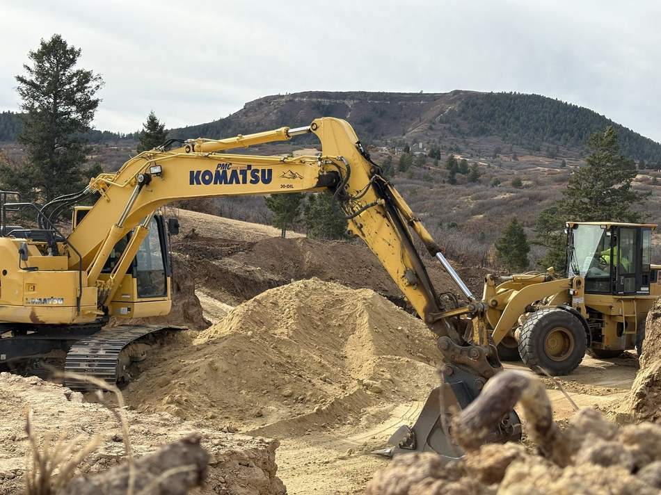 Basement dig and foundation excavation by Freedom Ranch Excavating in Peyton, Colorado